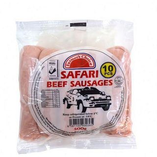 Farmers Choice Safari Beef Sausage 500 G 10 Pieces