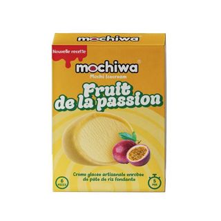 Mochiwa Crème Glacée Fruit de Passion 6 Pièces 210g
