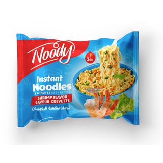 Lot nouilles saveur crevettes Noody 5x70g