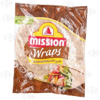 Tortillas Wraps de Blé Complet Mission 6x420g