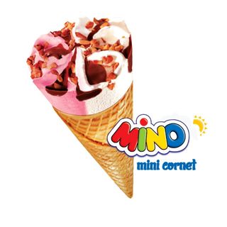 Cornet Glace Mino Vanile Fraise Yasmina 70ml