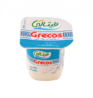 Yaourt à la grecque Nature sucré GRECOS 100GR - 600