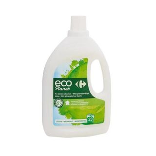 Carrefour Lessive Liquide Eco Planet Au Savon Végétal 15 L (33 Lavages)