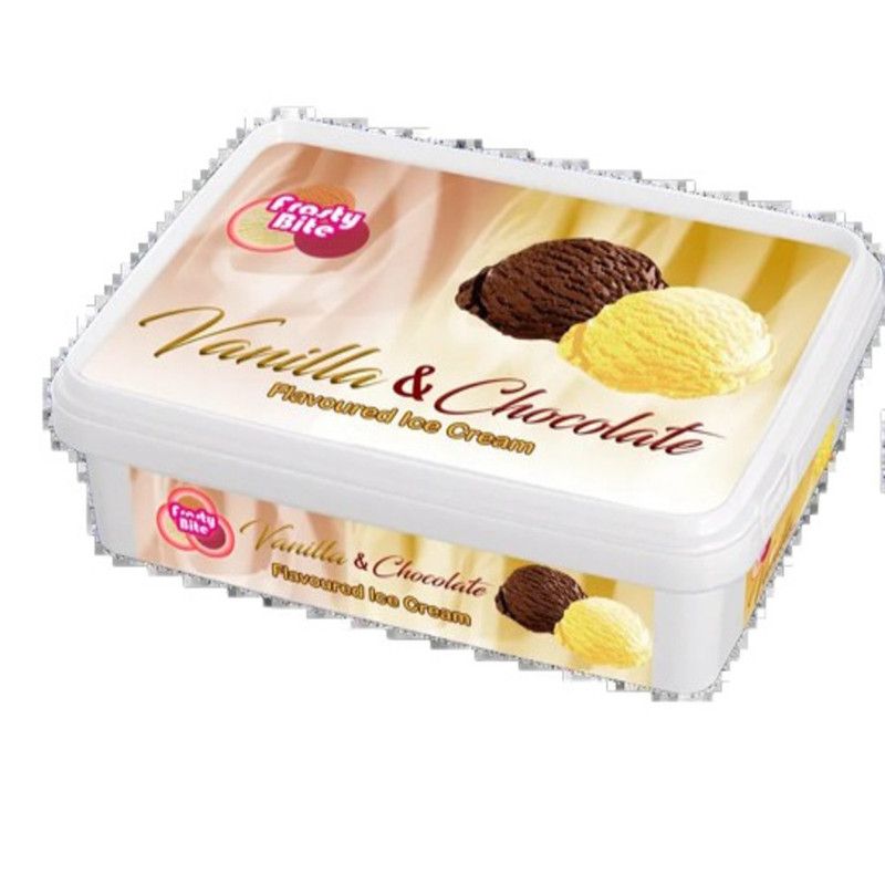 Frosty Bite Ice Cream Vanilla And Chocolate 1800Ml
