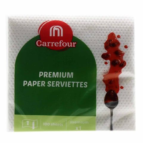 Carrefour Serviettes 100 Sheets