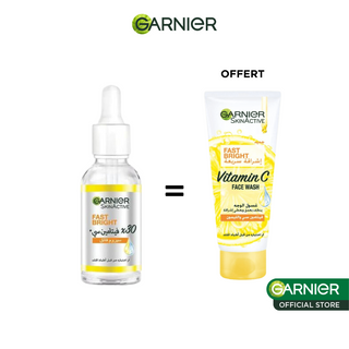 Pack Sérum Visage Fast Bright 30 ml + Gel Nettoyant 100 ml