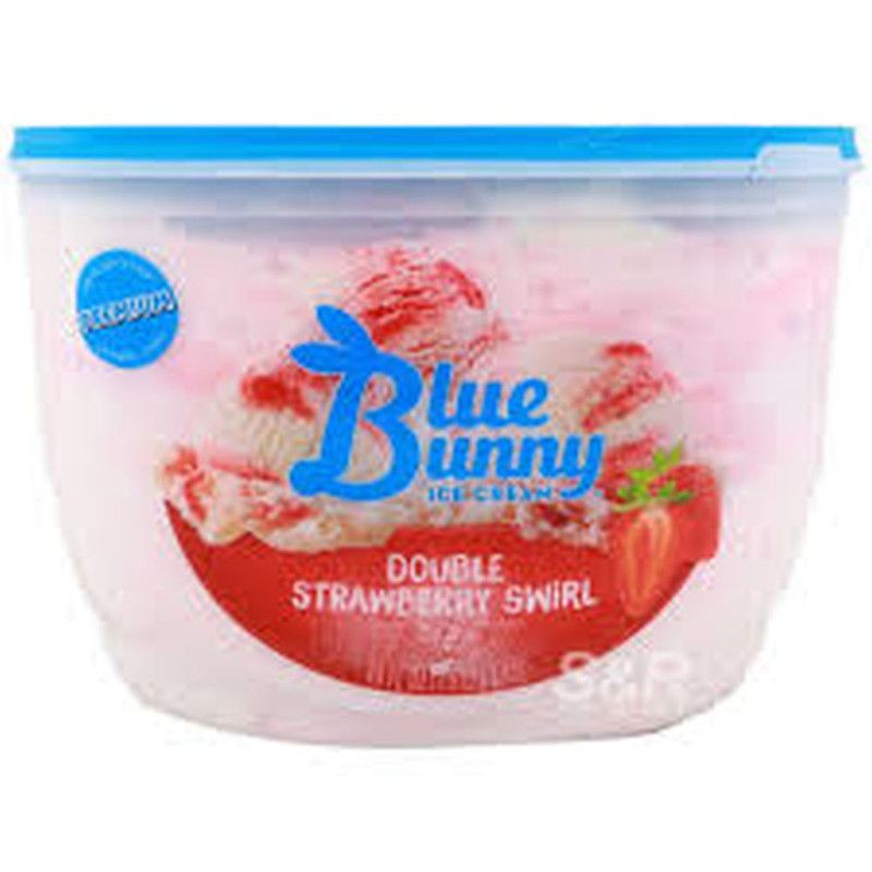 Blue Bunny Double Strawberry 1.41L