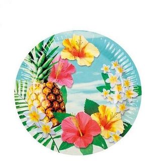 Assiette Anniversaire Paradise 6X23Cm
