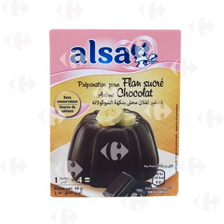 Alsa Flan Sucré Chocolat 45g
