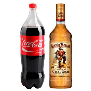 Coca-Cola Original 2L PET+ Captain Morgan Spiced Gold 1L