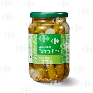 Bocal De Cornichons Extra Fin Carrefour 37CL