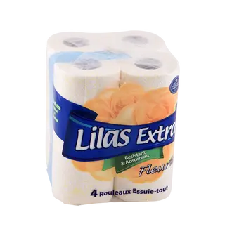 Essuie-tout LILAS 4 rouleaux - 168