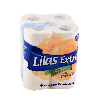 Essuie-tout LILAS 4 rouleaux  - 168