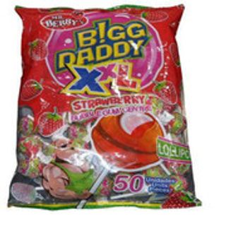 Hq Big Giant Xxl Lollypops Strawberry 1S