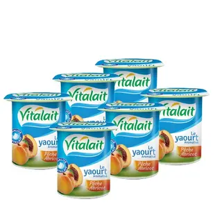 Yaourt Aromatise 100g Vitalait Peche Abricot - 673