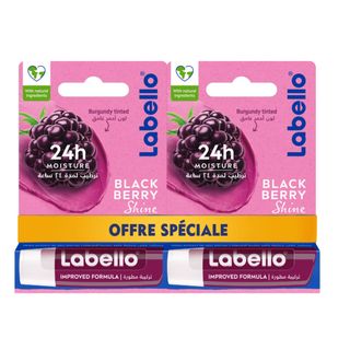 Lot De 2 Labello Baume À Lèvres Blackberry Shine 4.8G