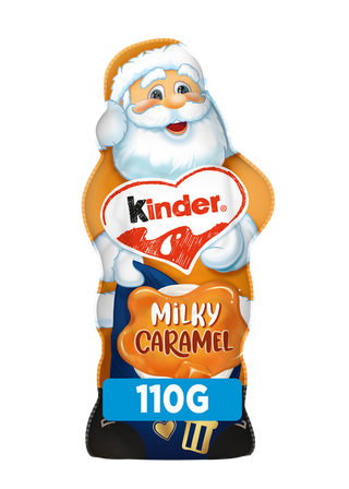 Moulage Père Noël caramel KINDER, 110g