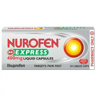 Nurofen Express Liq Caps 400Mg 10S