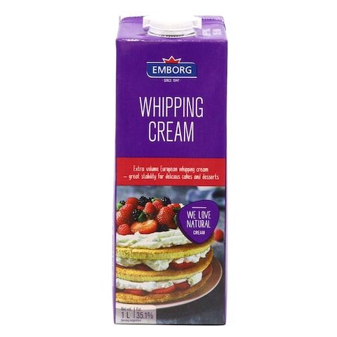 EMBORG UHT WHIPPING CREAM 35.1% 1L
