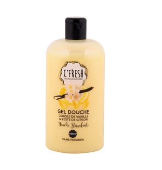 Gel douche pour femme vanille C FRESH 500ML  - 381