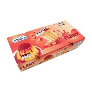Pack Flan Nappé Caramel Albane Flany 8x80g