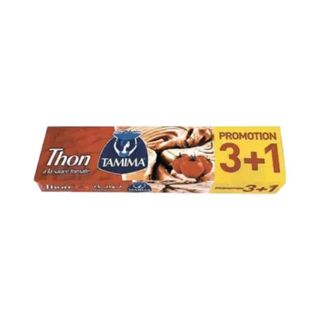 Boites de thon à la sauce tomate 4x80g - TAMIMA