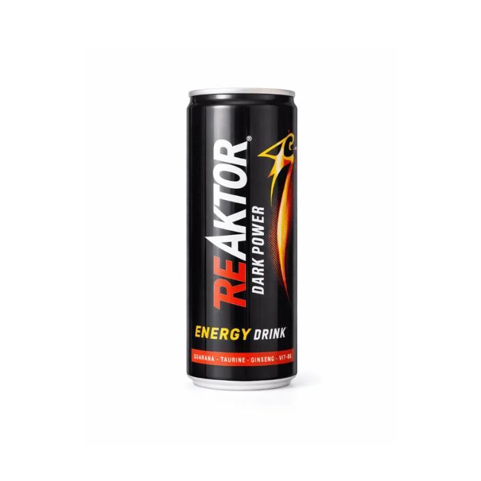 Reaktor Dark Power Energy Drink, 33Cl