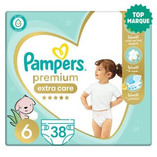 Pampers Premium Taille 6 x38pcs