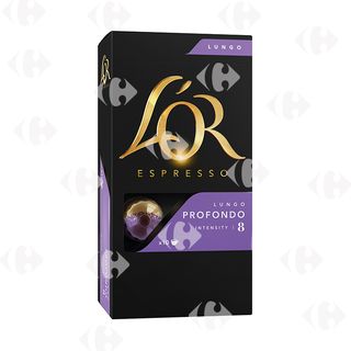 Café en Capsules Lungo Profondo L'Or N8 x10