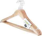 Royalford Rotating Wooden Hanger 4Pcs