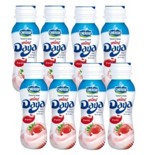 Yaourt à boire mini fraise Daya 8x170ml - CHERGUI