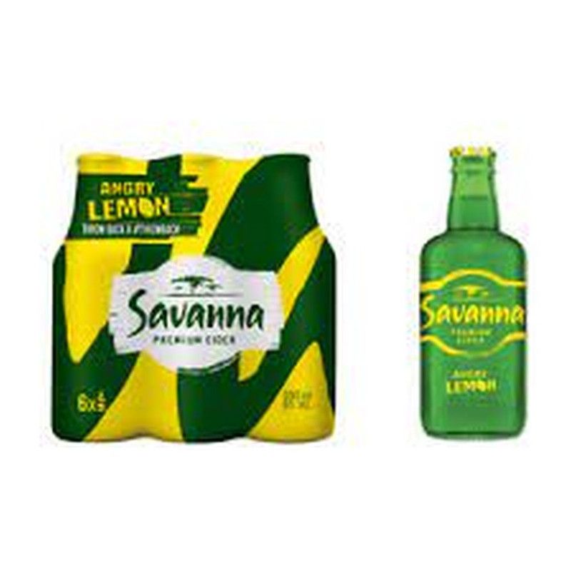 Savanna Angry Lemon Cider 330Ml