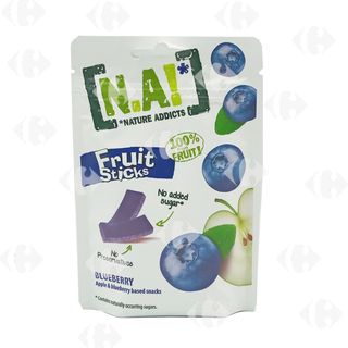 Gommes Myrtille Fruit Sticks Sans Sucre Nature Addicts 35g