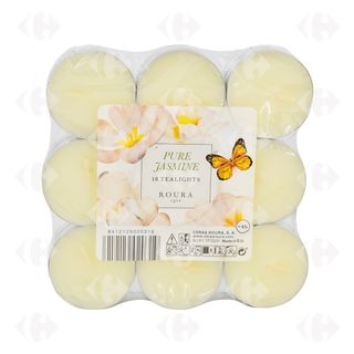 Bougie Chauffe Plat Parfumée Jasmin 18 pièces