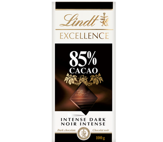 Lindt Excellence Tablette De Chocolat Noir 85% De Cacao 100g