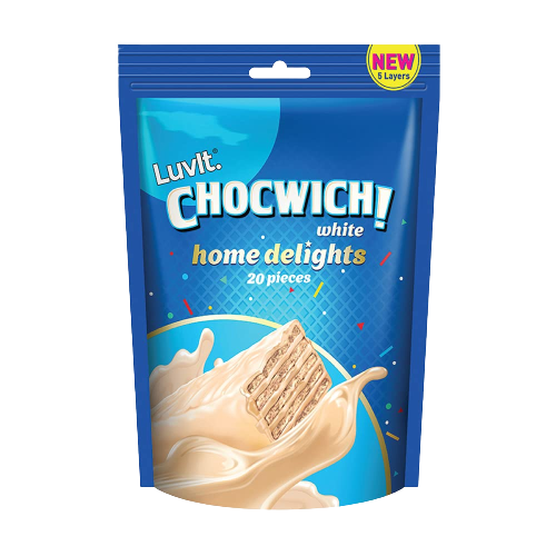 Luvit Yummy Milk Cream Wafers 40G