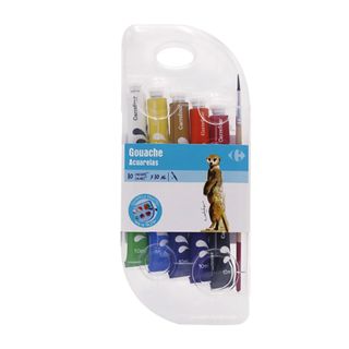 Tempera X 10 pièces 10 ml