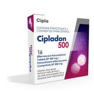 Cipla Cipladon Effervescent Paracetamol Tablets, 16x500mg