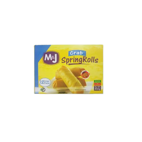 Mandj Crab Springrolls 450G