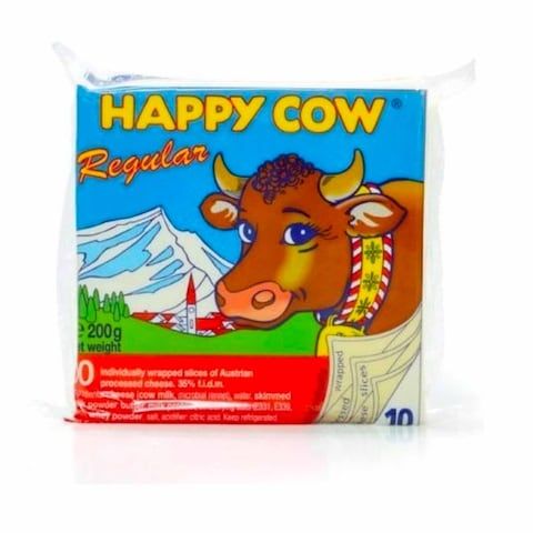 Happy Cow 10 Slices Regular 200G