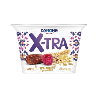 Danone Xtra Yaourt À La Cuillère Brassé Framboise Datte Céréales 110g