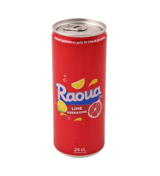 Boisson Gazeuse Lim  Grenadine 24cl Raoua