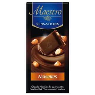Chocolat Noir Aux Noisettes Maestro 90Gr