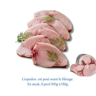 Steaks d’Espadon (500g)