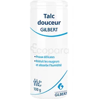 GILBERT TALC DOUCEUR FLACON POUDRE 100G
