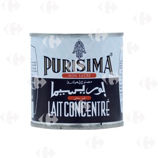 Purisima Lait Concentré Non Sucré 170g