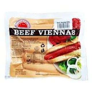 Farmer'S Choice Beef Viennas 250G