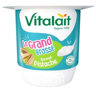 Yaourt Brassé Pistache Vitalait 100G