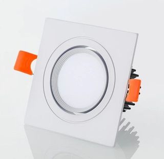 Spot Mr16 Plast Luk Carre Blanc-115287