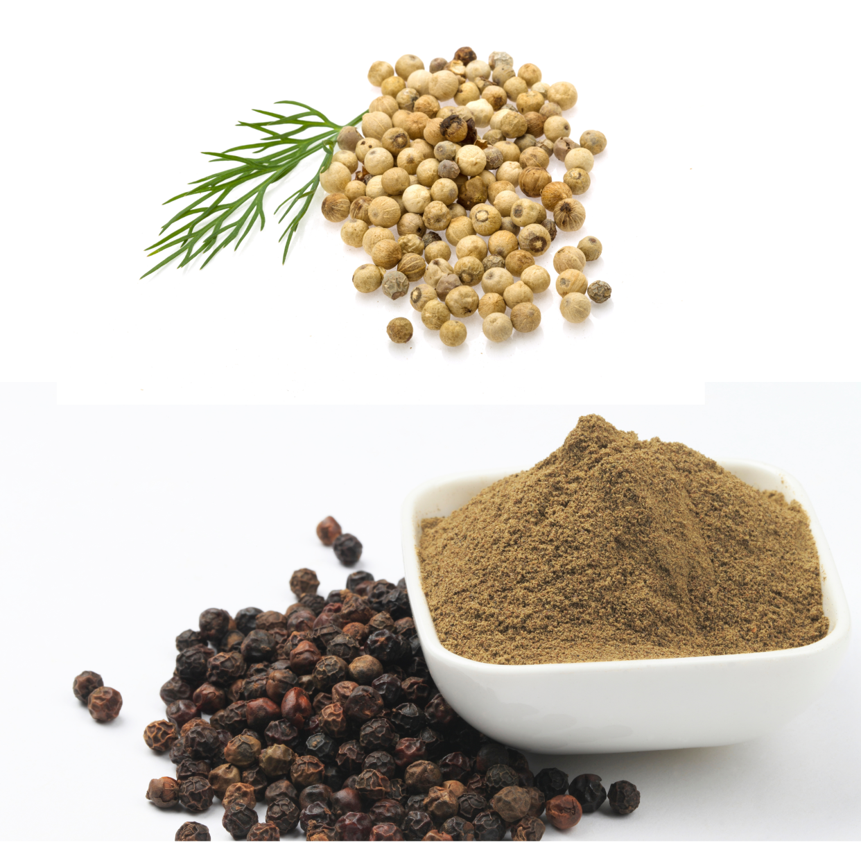 Poivre Blanc et Noir - 100G
